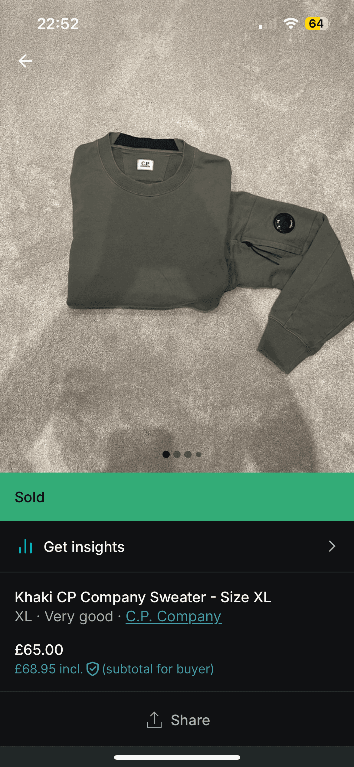 CP Company Sweater sold