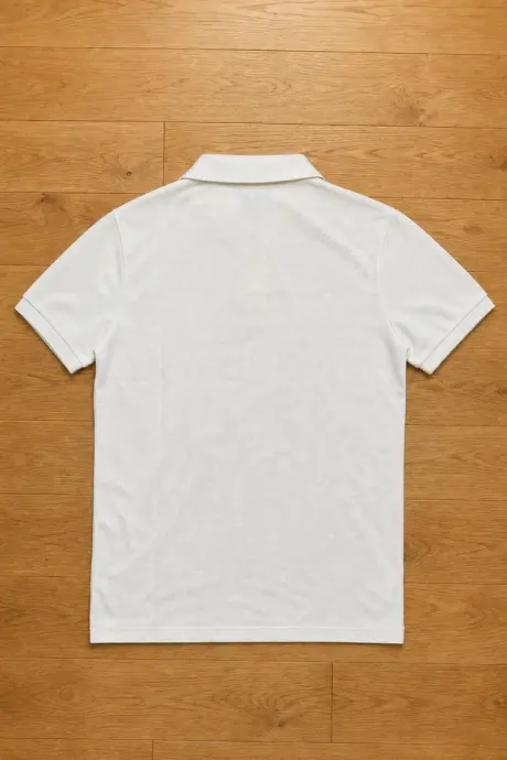 Polo, Flat Lay — Back layout